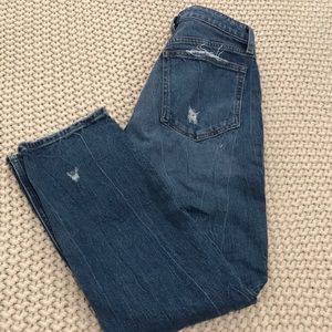 Abercrombie Curve Love High Rise Mom Jeans